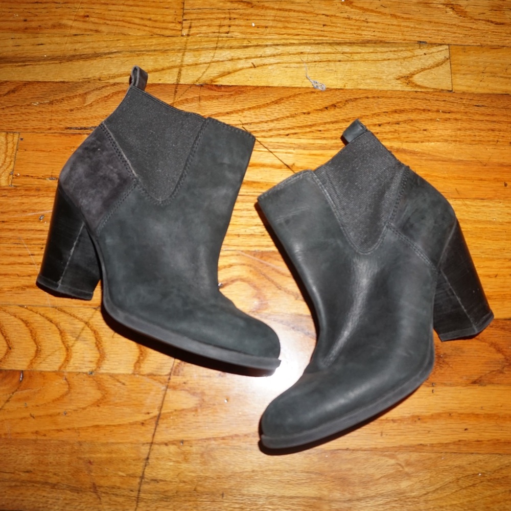 Lucky brand black booties